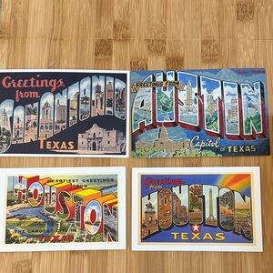 Texas Postcard Set